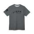 Load image into Gallery viewer, SPM Defense Evaluator Tactical Tee — American Flag Sleeve Military-Inspired Shirt