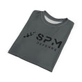Load image into Gallery viewer, SPM Defense Evaluator Tactical Tee — American Flag Sleeve Military-Inspired Shirt
